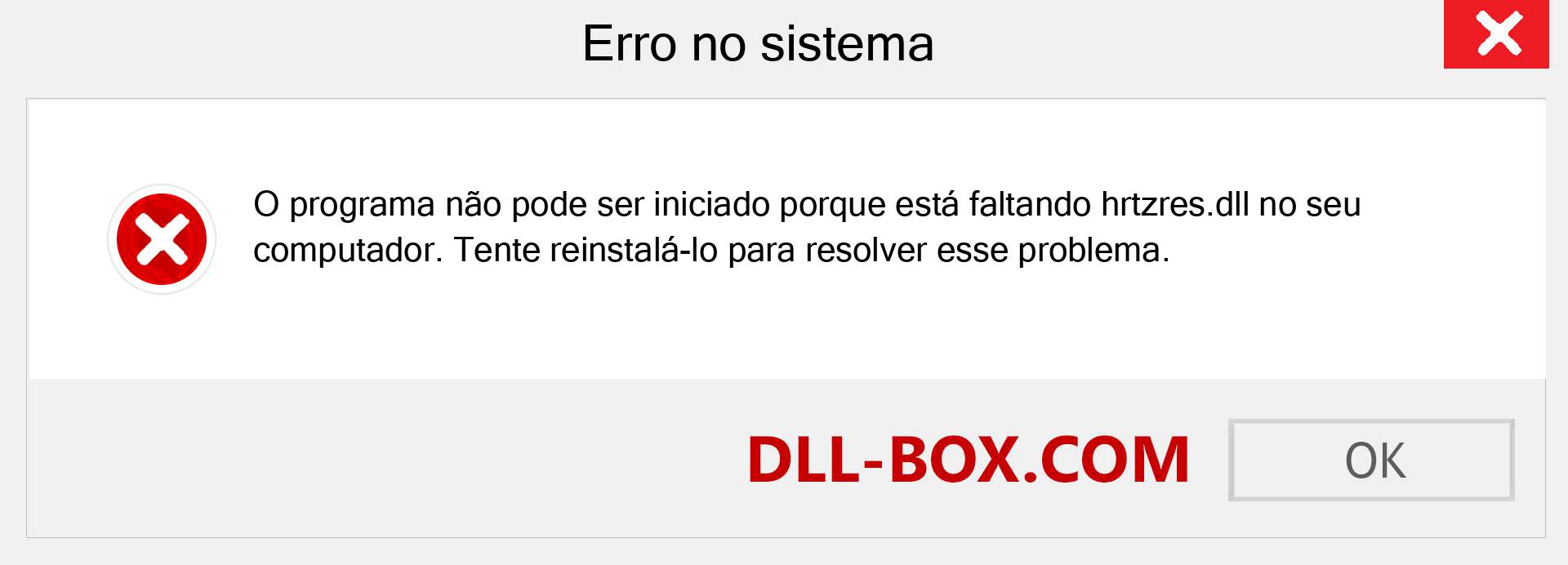 Arquivo hrtzres.dll ausente ?. Download para Windows 7, 8, 10 - Correção de erro ausente hrtzres dll no Windows, fotos, imagens